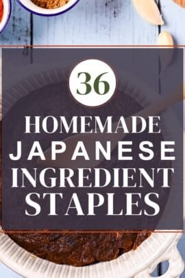 Japanese homemade ingredient staples thumbnail with Japanese curry roux and spices in the background